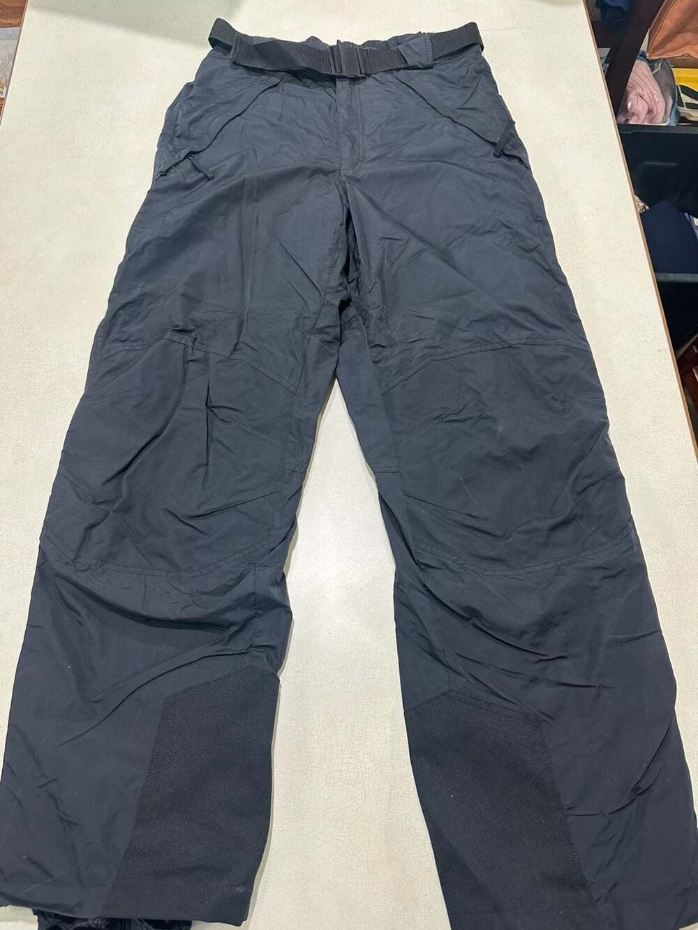 Columbia Sportswear Company Men's Tall L Black Snow Pants Ski Pants With Belt